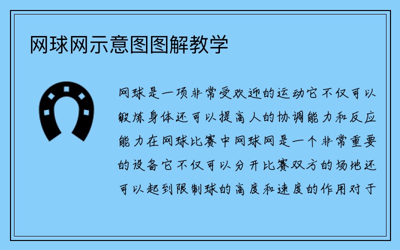 网球网示意图图解教学